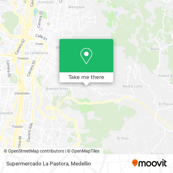 Supermercado La Pastora map