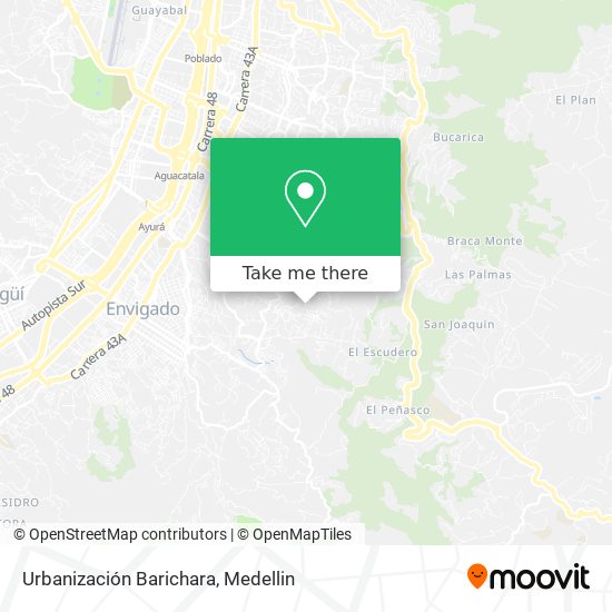 Urbanización Barichara map
