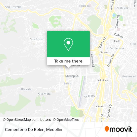 Cementerio De Belén map