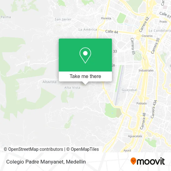Mapa de Colegio Padre Manyanet