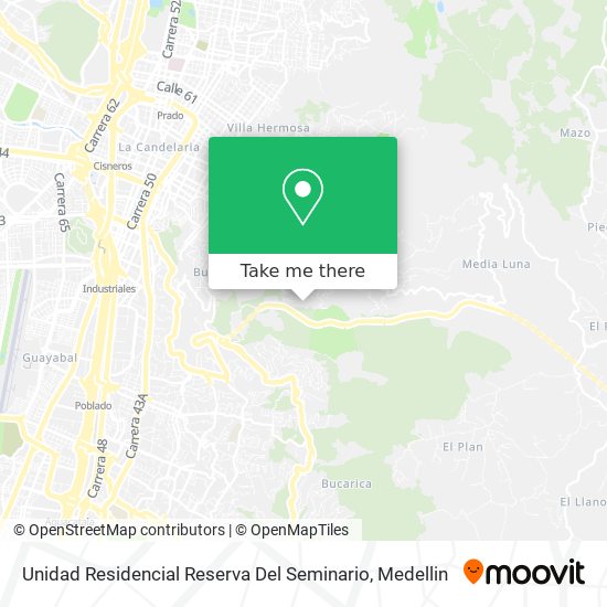 Unidad Residencial Reserva Del Seminario map