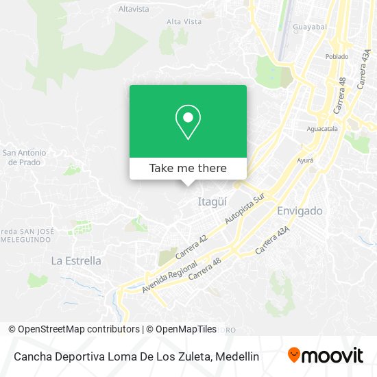 Cancha Deportiva Loma De Los Zuleta map