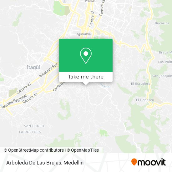 How to get to Arboleda De Las Brujas in Envigado by Bus or Metro?