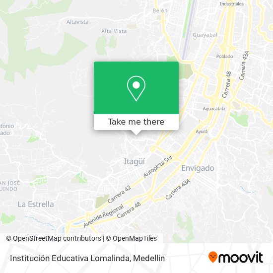 Institución Educativa Lomalinda map