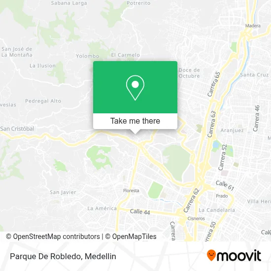 Parque De Robledo map