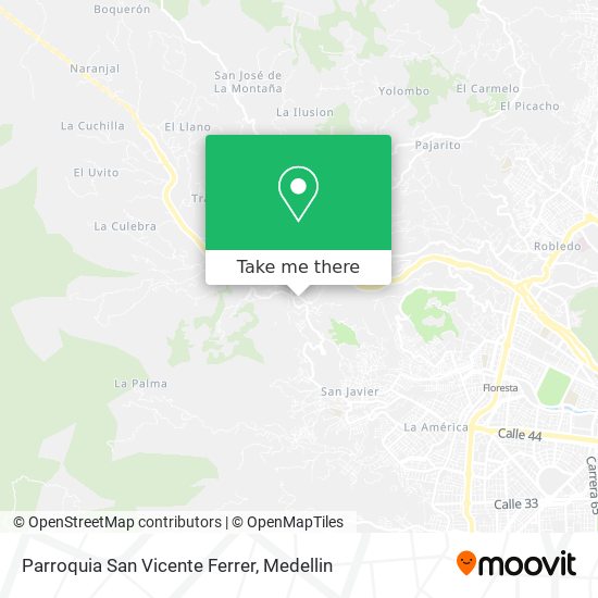 Parroquia San Vicente Ferrer map