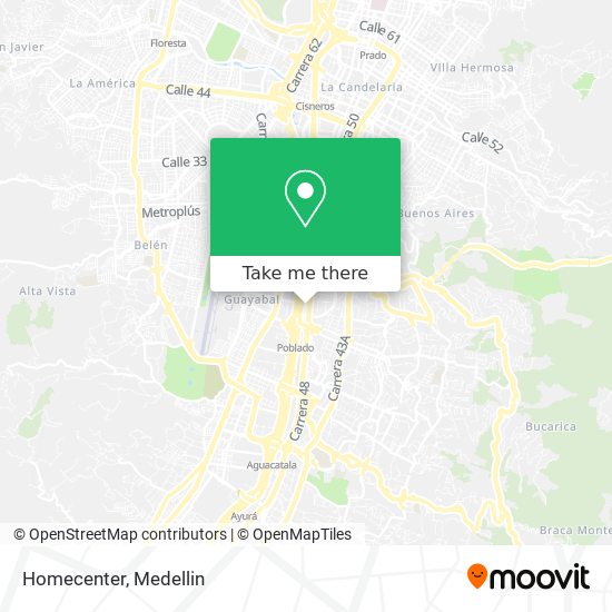 Homecenter map