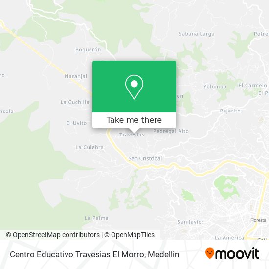 Centro Educativo Travesias El Morro map