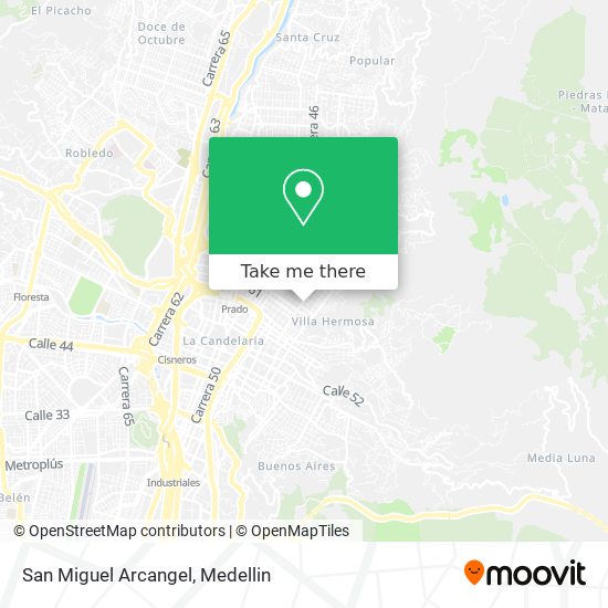 Mapa de San Miguel Arcangel