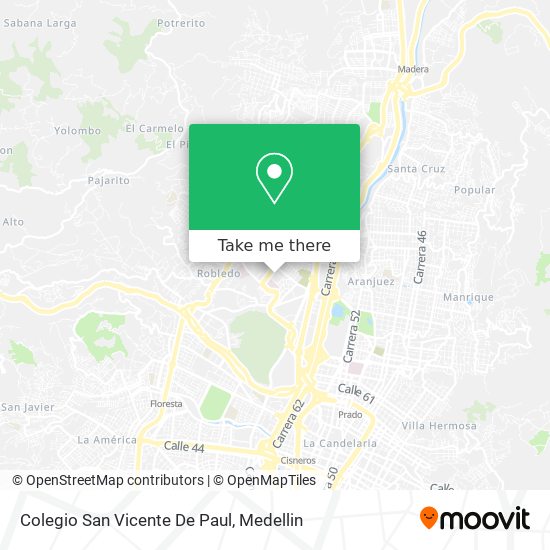 Colegio San Vicente De Paul map