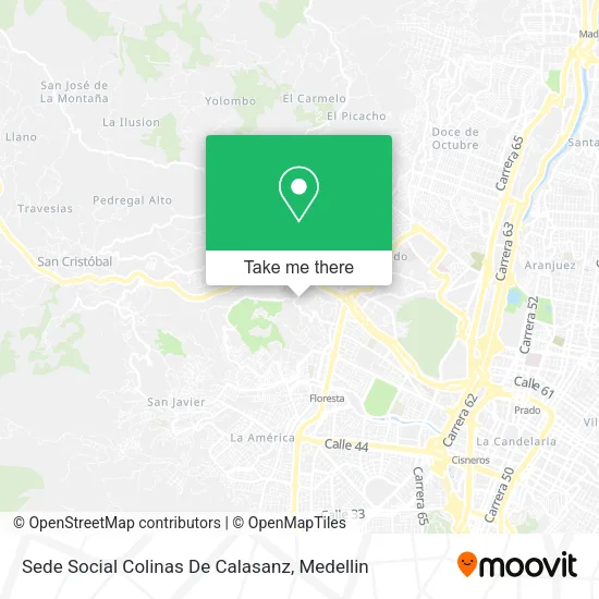 Mapa de Sede Social Colinas De Calasanz