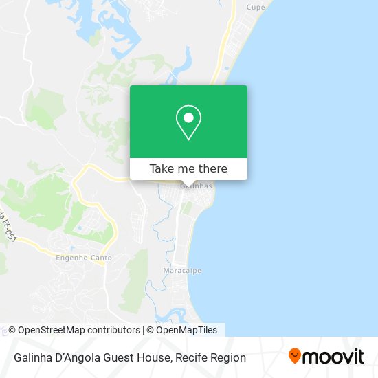 Galinha D’Angola Guest House map