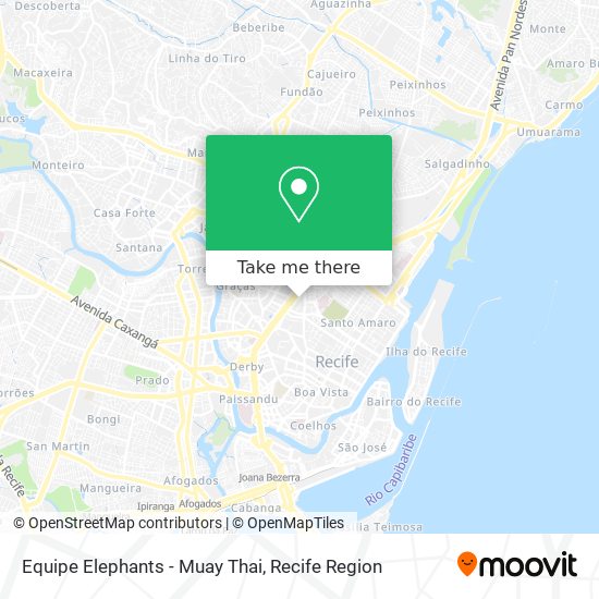 Equipe Elephants - Muay Thai map