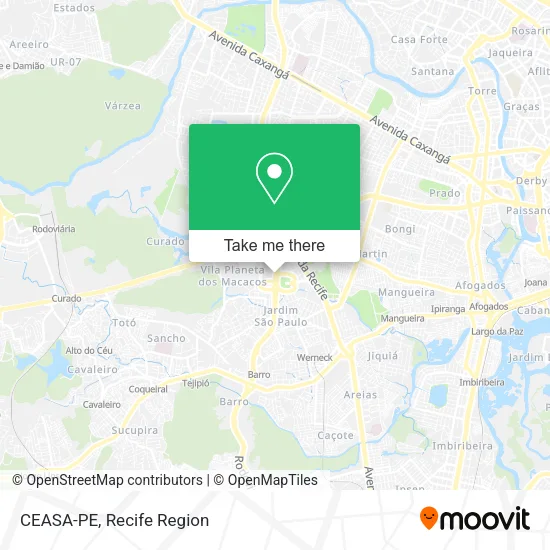 CEASA-PE map
