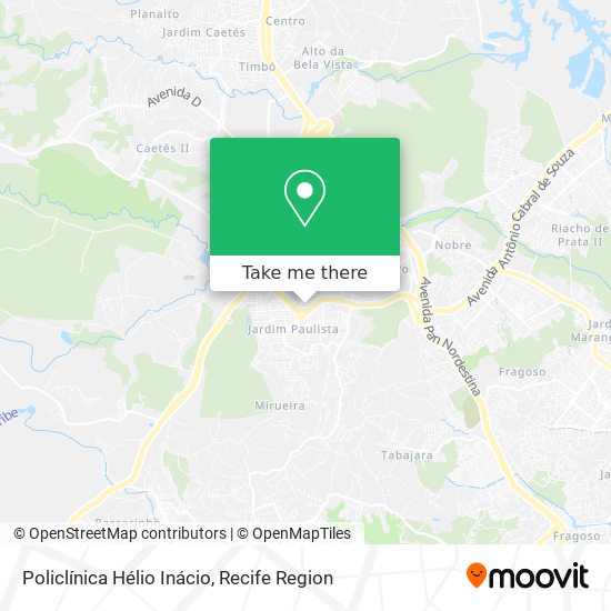 Policlínica Hélio Inácio map