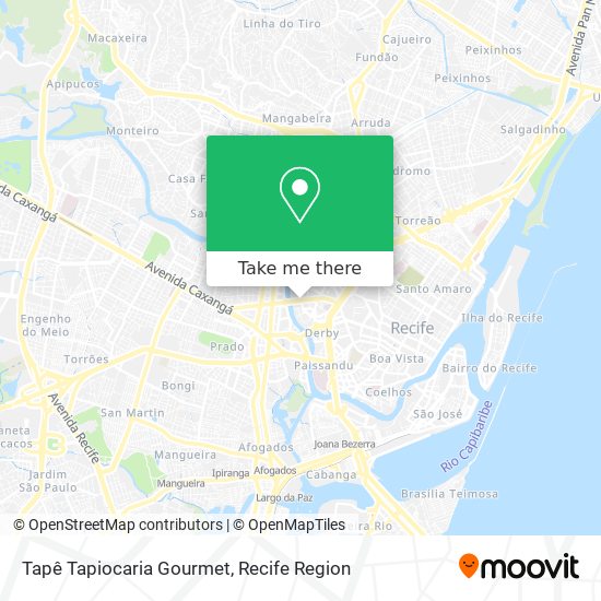 Tapê Tapiocaria Gourmet map