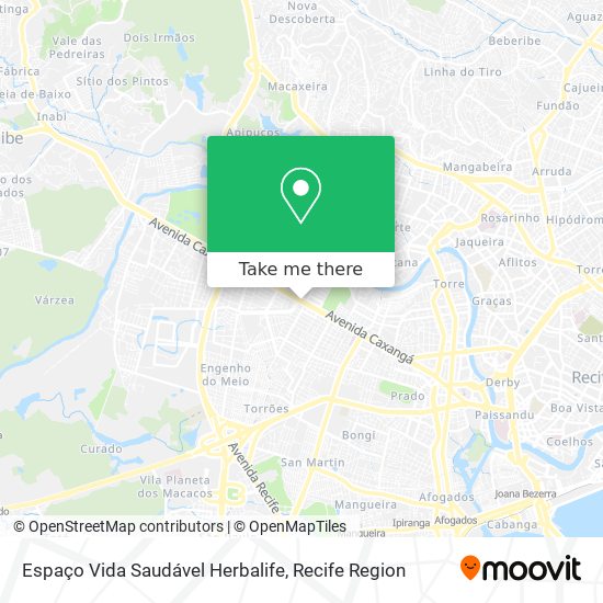 Espaço Vida Saudável Herbalife map