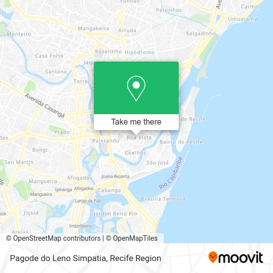 Pagode do Leno Simpatia map