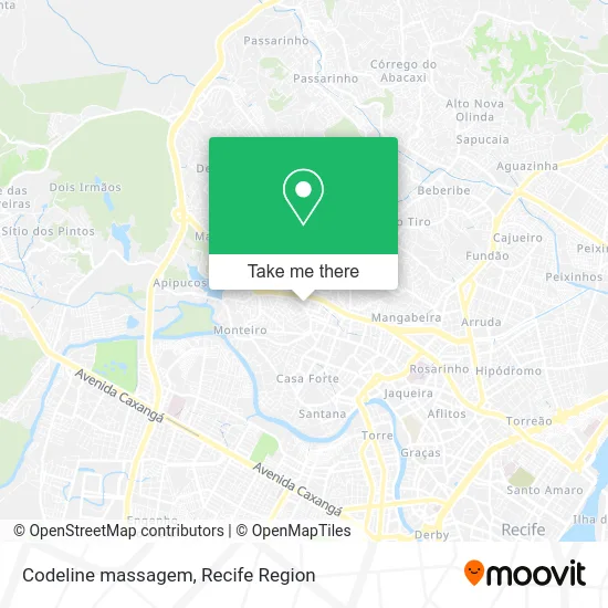 Codeline massagem map