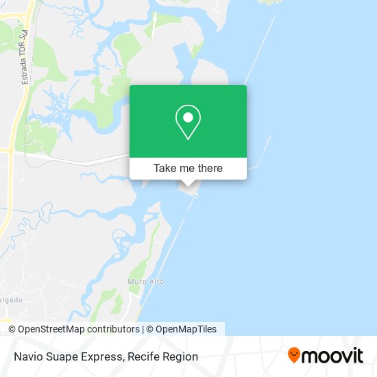 Navio Suape Express map