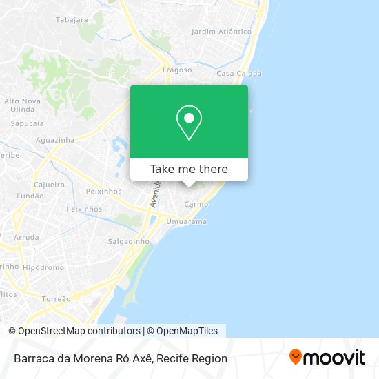 Barraca da Morena Ró Axê map