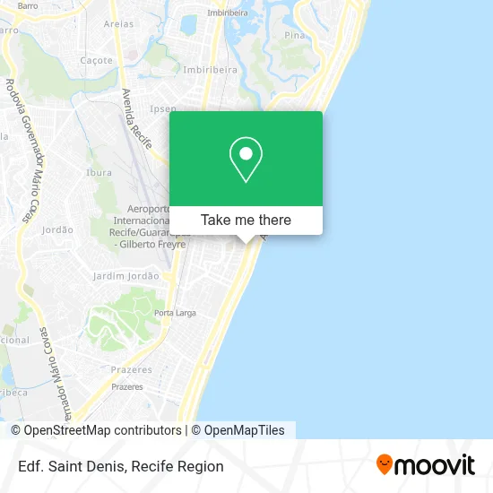 Edf. Saint Denis map