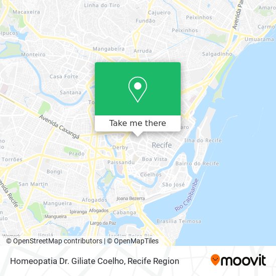 Homeopatia Dr. Giliate Coelho map