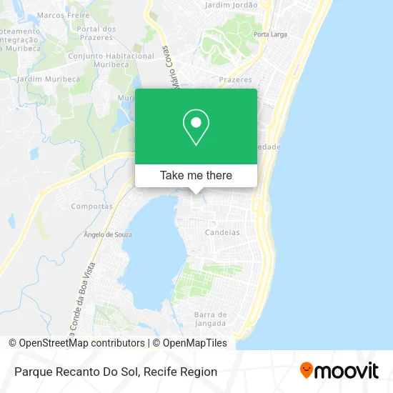 Parque Recanto Do Sol map