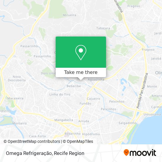 Omega Refrigeração map