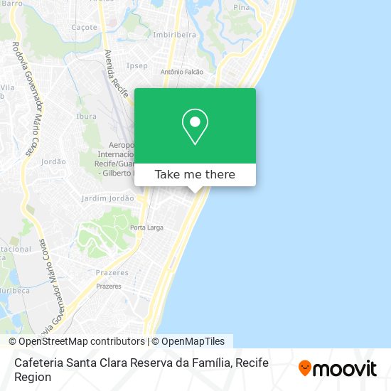 Cafeteria Santa Clara Reserva da Família map