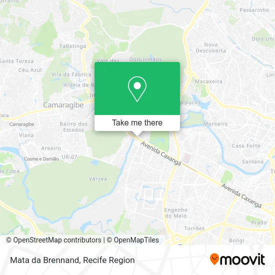 Mata da Brennand map