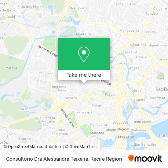 Consultorio Dra Alessandra Teixeira map