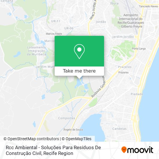Rcc Ambiental - Soluções Para Resíduos De Construção Civil map