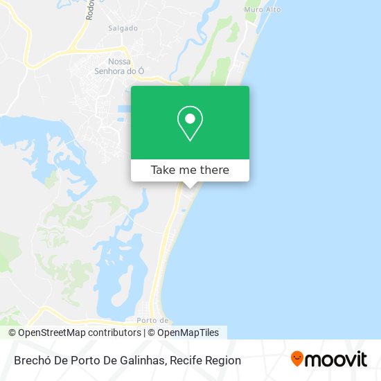 Brechó De Porto De Galinhas map