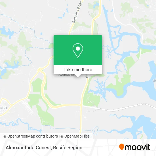 Almoxarifado Conest map