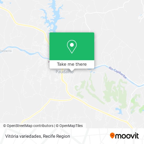Vitória variedades map
