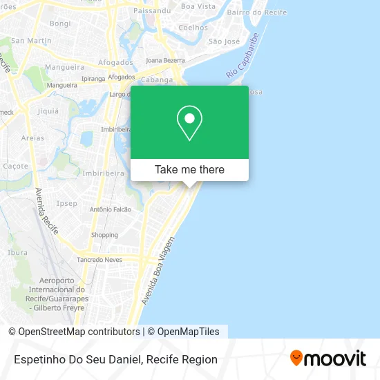 Espetinho Do Seu Daniel map