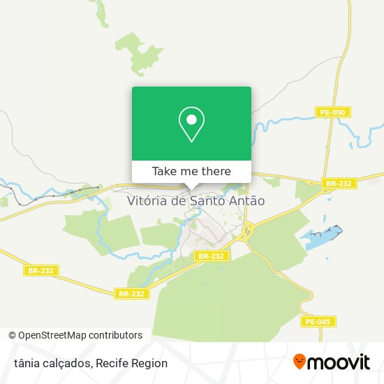 Cómo llegar a tânia calçados en Vitória De Santo Antão en Autobús o Metro?