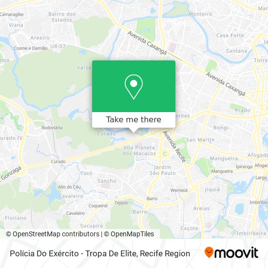 Polícia Do Exército - Tropa De Elite map