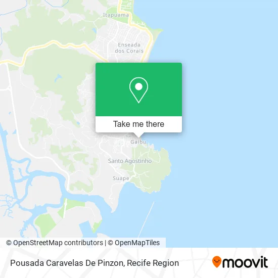 Pousada Caravelas De Pinzon map