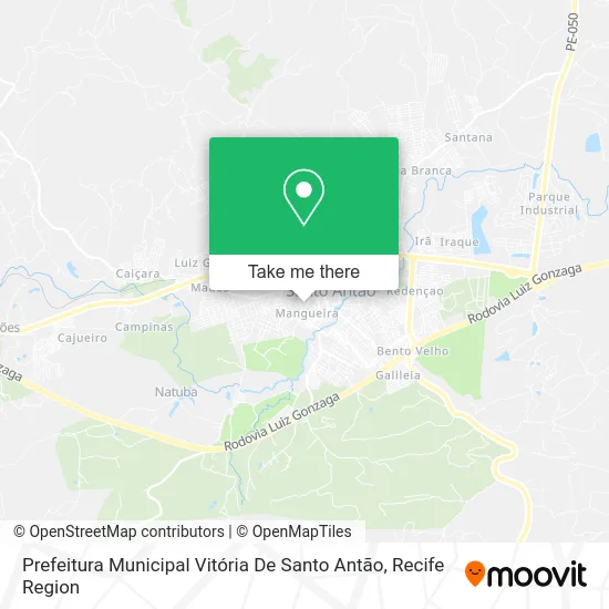 Prefeitura Municipal Vitória De Santo Antão map