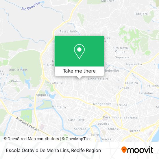 Escola Octavio De Meira Lins map