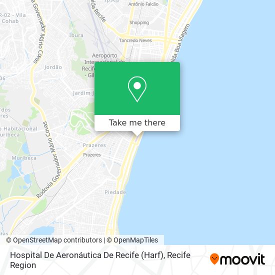 How to get to Hospital De Aeron utica De Recife Harf in Recife