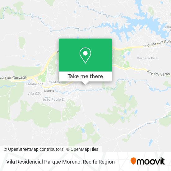 Vila Residencial Parque Moreno map