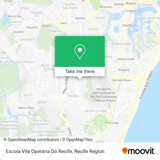 Escola Vila Operária Do Recife map
