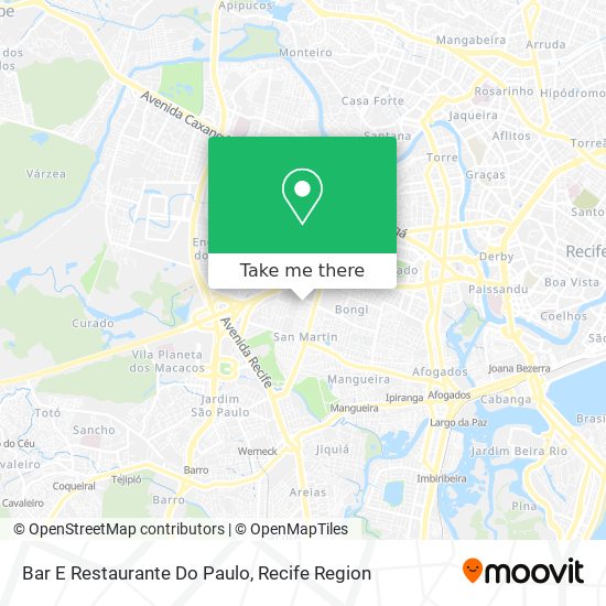 Bar E Restaurante Do Paulo map