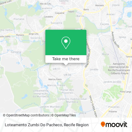Loteamento Zumbi Do Pacheco map