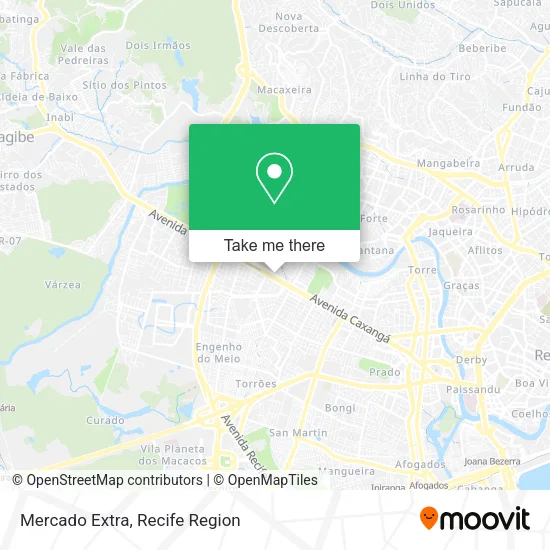 Mercado Extra map