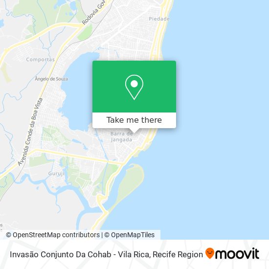 Invasão Conjunto Da Cohab - Vila Rica map