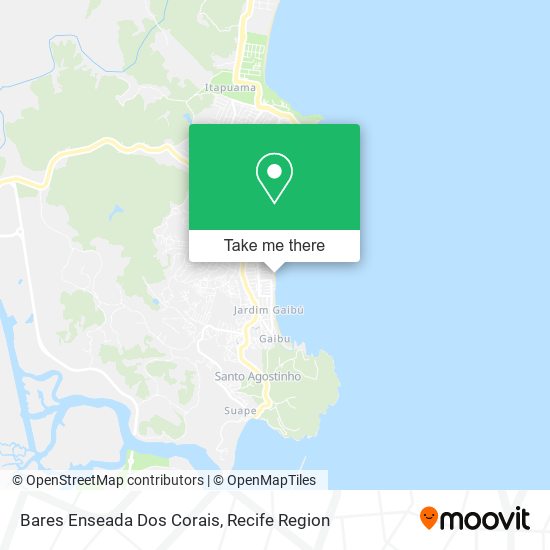 Bares Enseada Dos Corais map